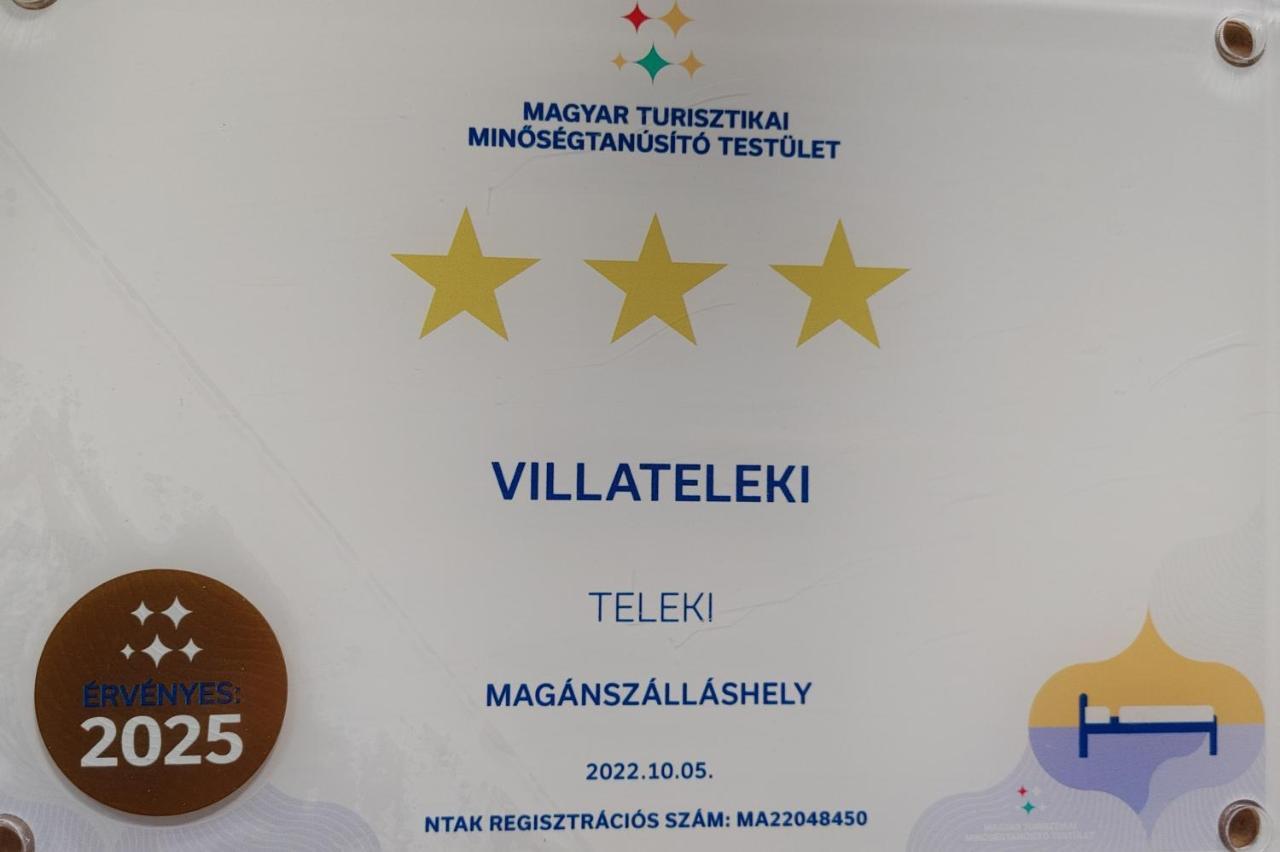 Villa Teleki Exteriör bild